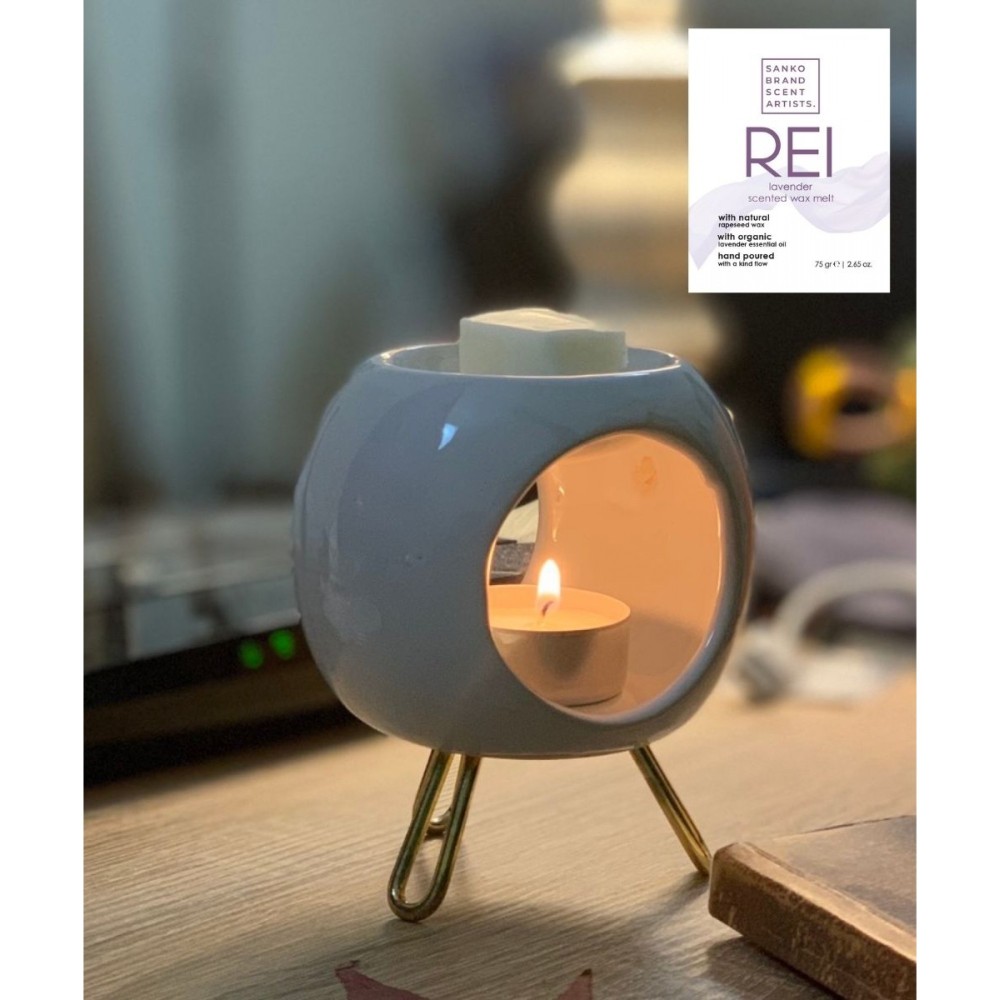 Δοχείο για Wax Melt Lunar Diffuser + άρωμα Rei οργανική λεβάντα 