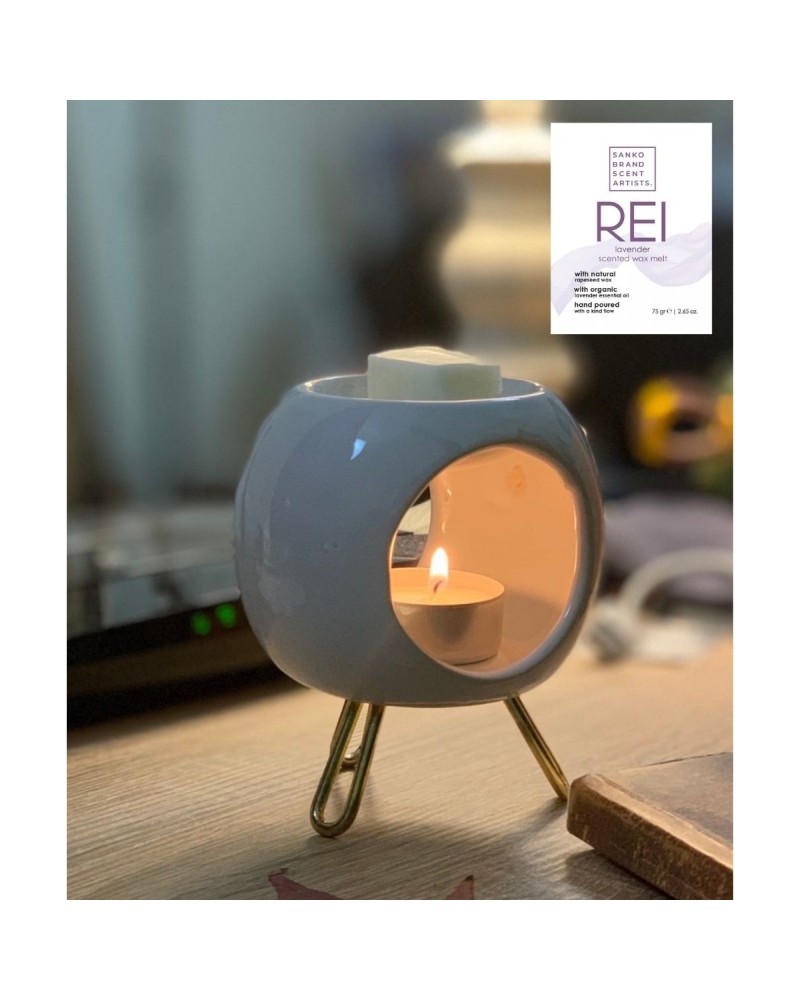 Δοχείο για Wax Melt Lunar Diffuser + άρωμα Rei οργανική λεβάντα