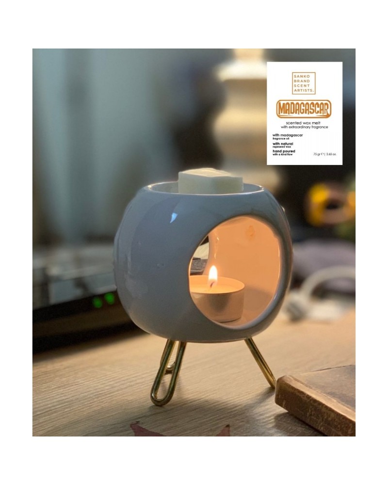 Δοχείο για Wax Melt Lunar Diffuser + άρωμα Μadagascar