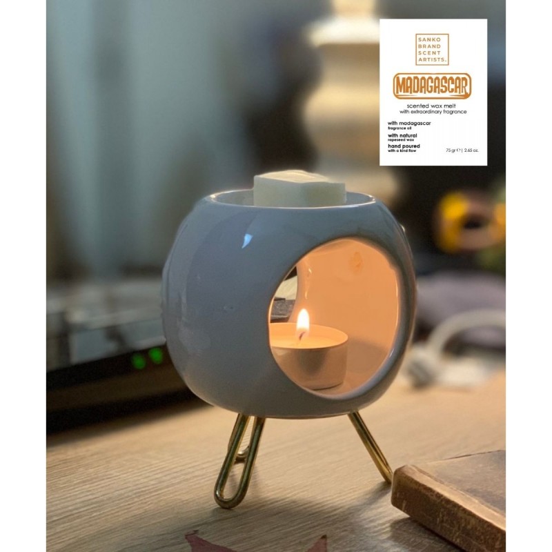 Δοχείο για Wax Melt Lunar Diffuser + άρωμα Μadagascar ΚΕΡΙΑ