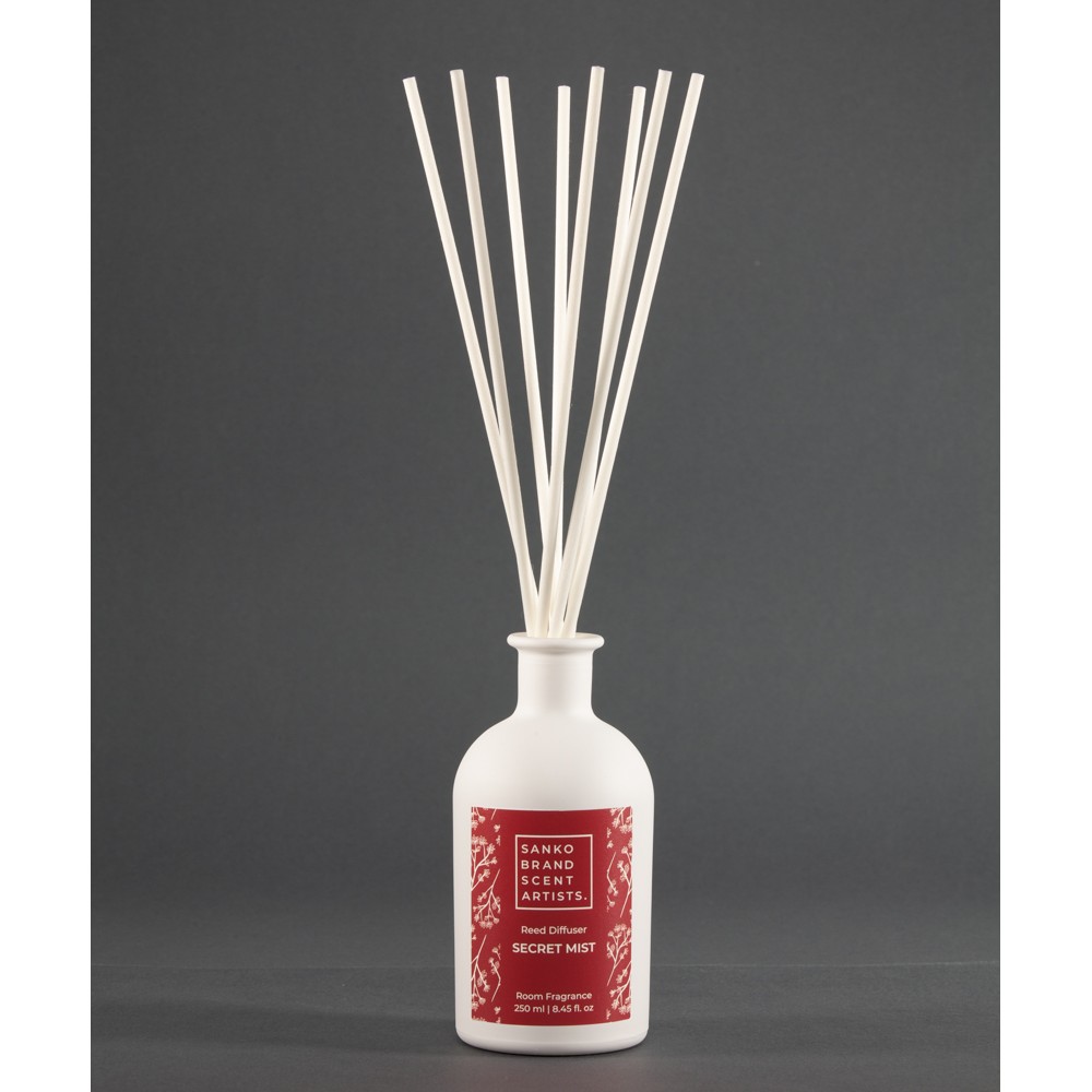 SECRET MIST Reed Diffuser αρωματικό χώρου 250 ml ΑΡΩΜΑΤΙΚΑ ΧΩΡΟΥ ΜΕ ΣΤΙΚΣ